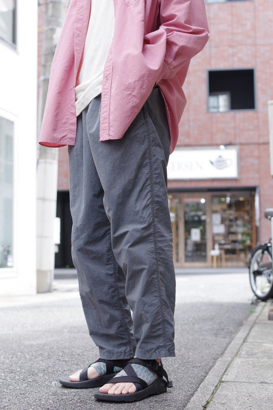 「BURLAP OUTFITTER」track pants pigment dye