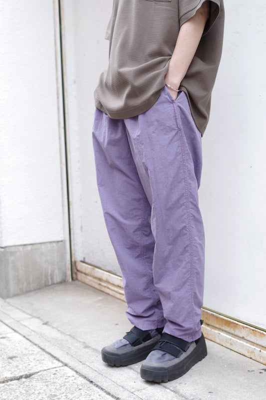 「BURLAP OUTFITTER」track pants pigment dye