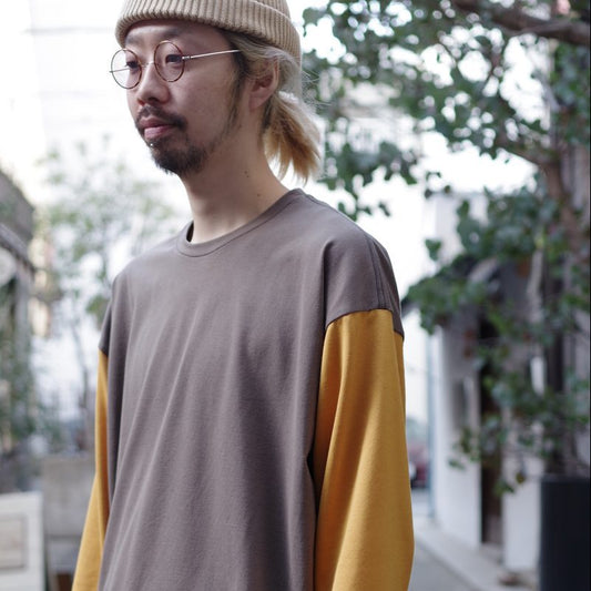 「soglia」suvin giza smooth L/T -grage/beige-