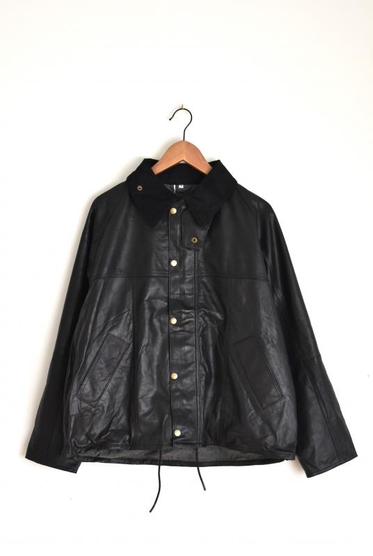 "Yoused" leather drivers jacket 