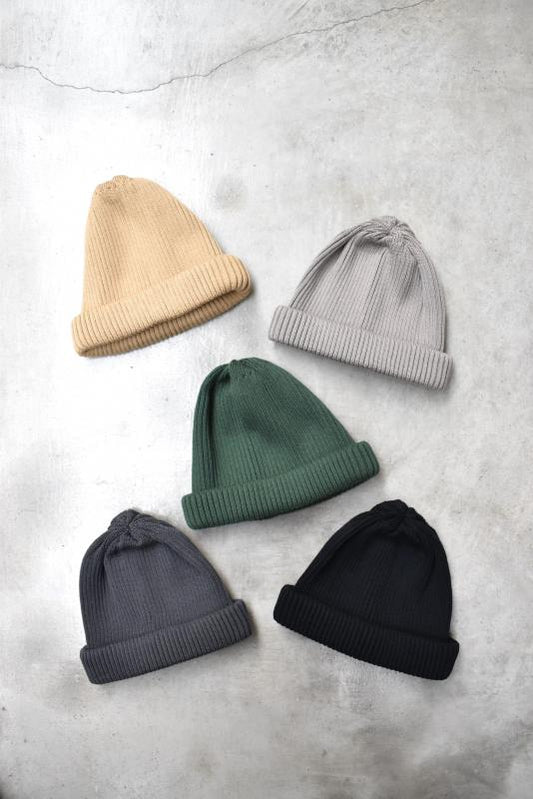 「ROTOTO」cotton roll up beanie