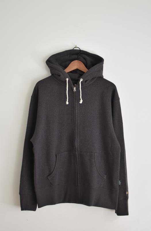 「GOHEMP」hemp zip hoody -gunmetal gray-