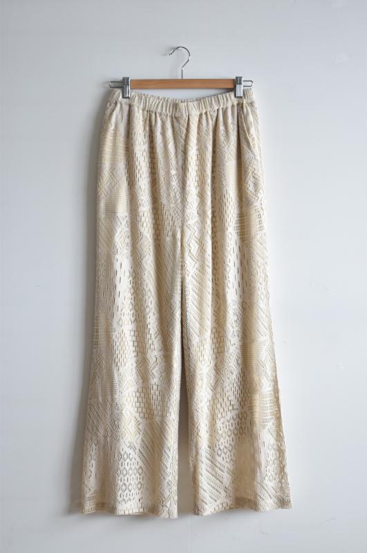 "Noia" lace pants -ivory- (women) 