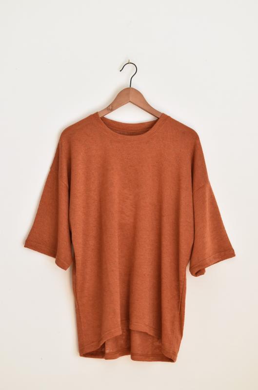 「QUOLT」air knit -orange-