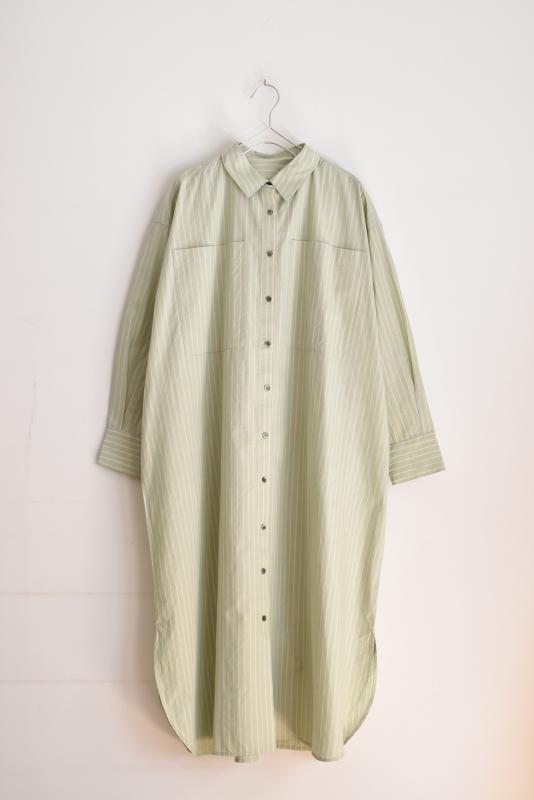 「lil nina」stripe onepiece -green- (women)