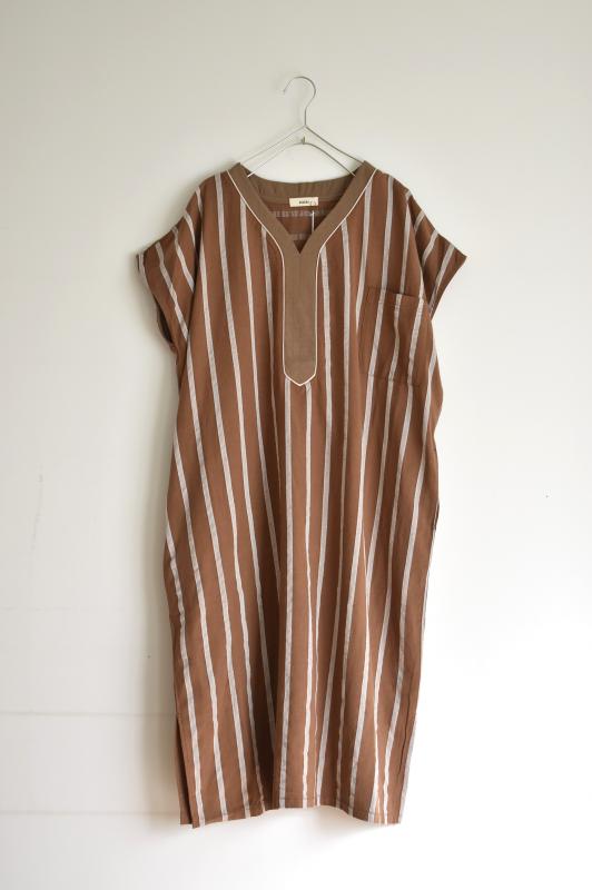 「khakito」fisherman arrange onepiece -brown-(women)