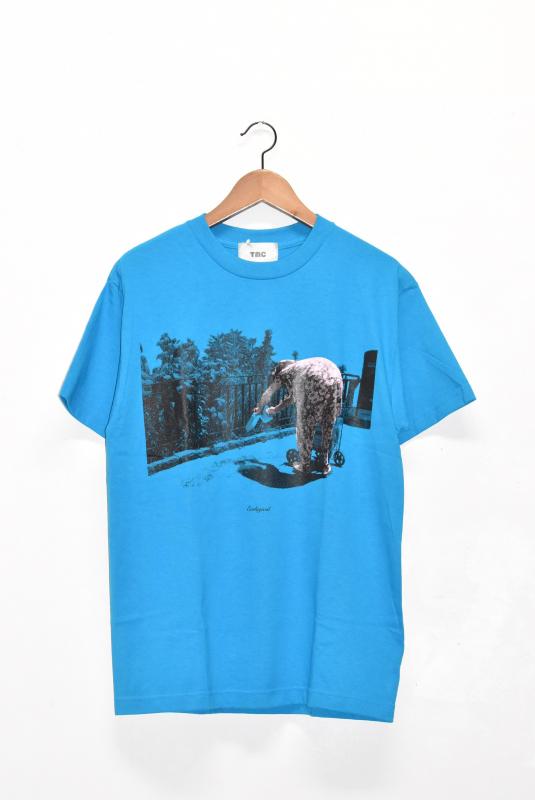 ★50%OFF★"The Mongolian Chops" ecological Tee -blue- 