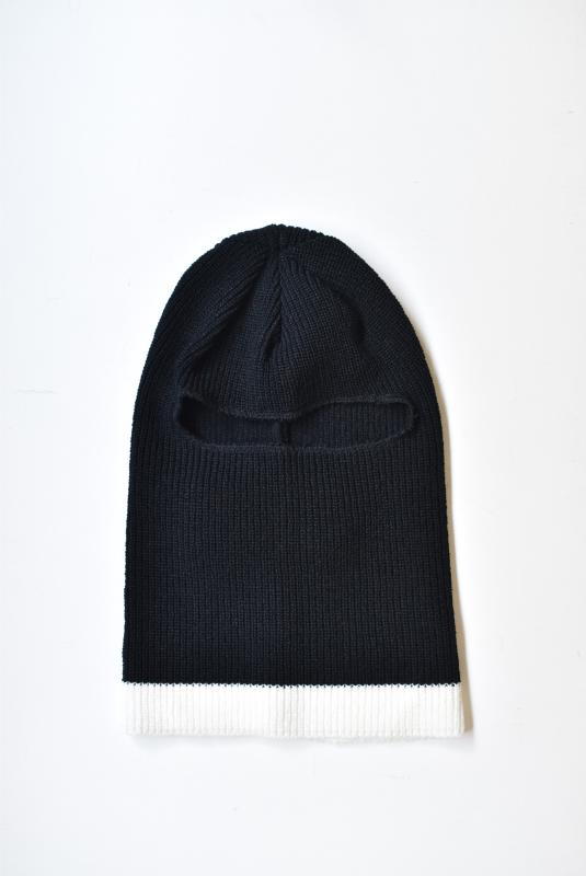 “F/CE”针织巴拉克拉法帽-黑色- 