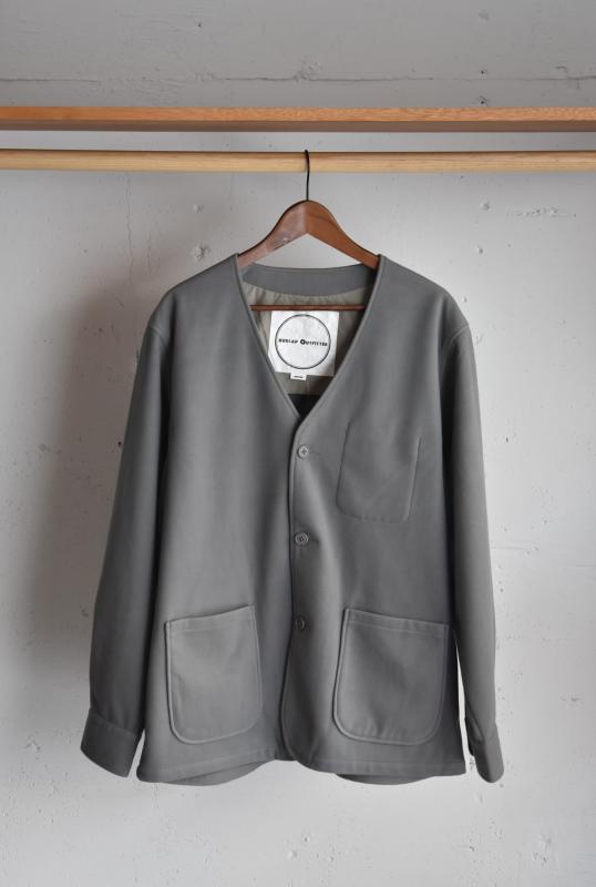 "BURLAP OUTFITTER" fleece pen jacket -gray- 