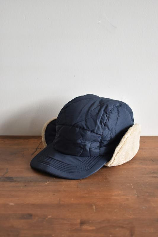 「TAION」military reversiblle warm cap -navy-