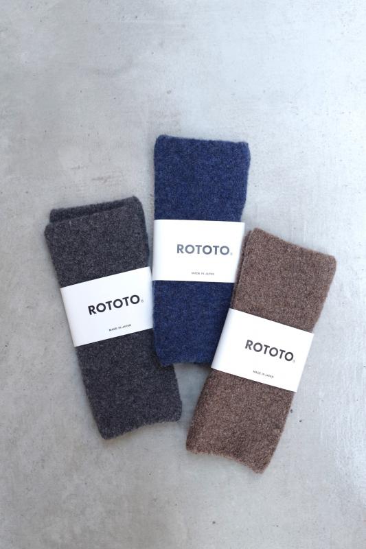 "ROTOTO" seamless hand warmer "wool fleece" 