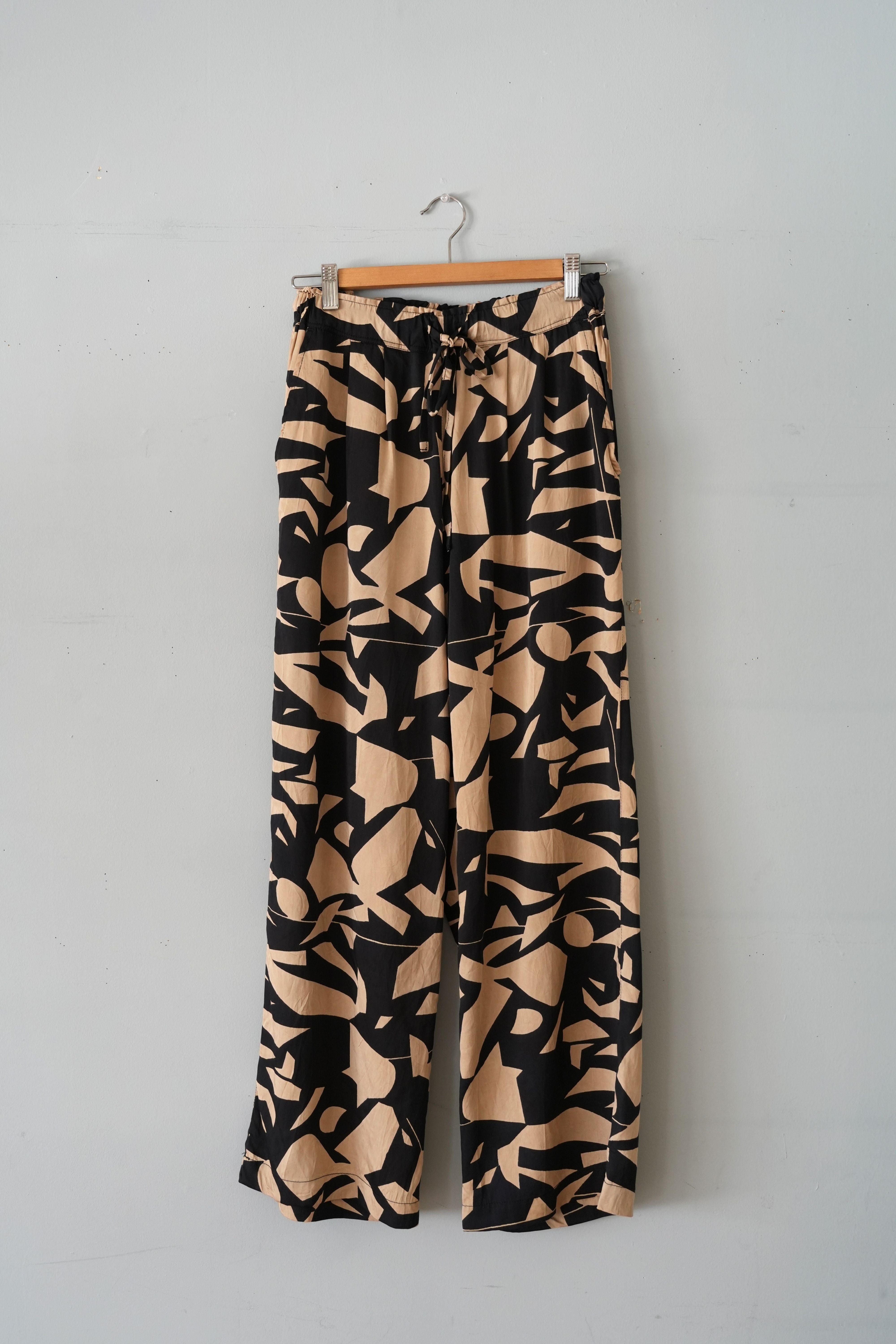 hunch」biscose satin easy pants -black- – 【セレクトブランド通販