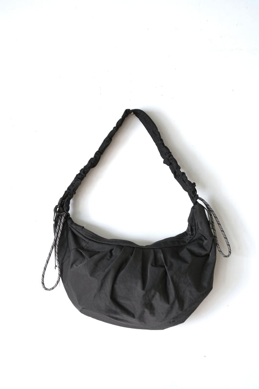「F/CE.」textured twill body bag -black-