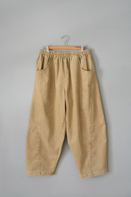 「BURLAP OUTFITTER」QD cord island pants -cork-