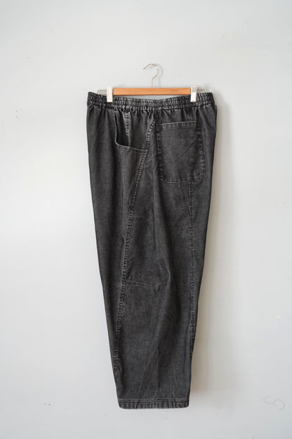 「BURLAP OUTFITTER」QD cord island pants -black-