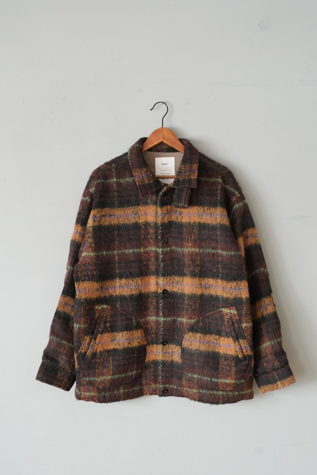 「QUOLT」wooly jacket -brown-