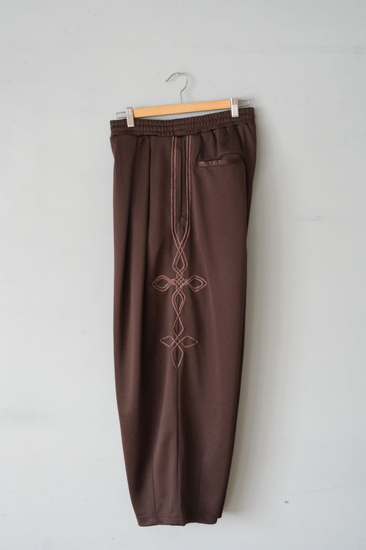 「nasngwam」portmore pants -brown-