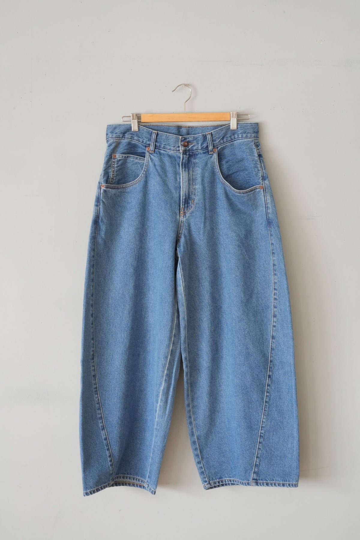 「GOHEMP」barrel pants -used wash-