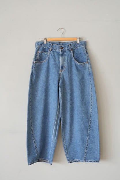 「GOHEMP」barrel pants -used wash-