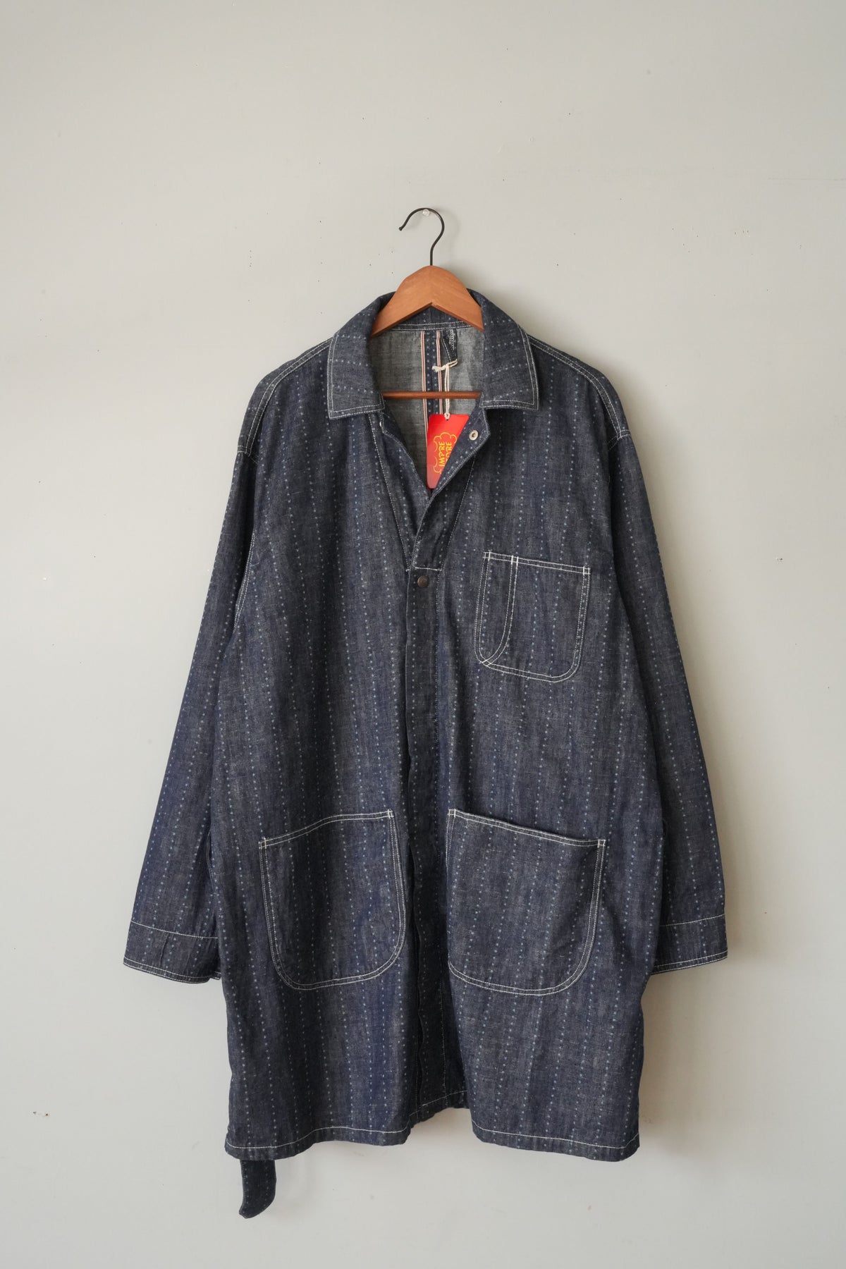 「imprestore」shop coat -pinst★ripe-