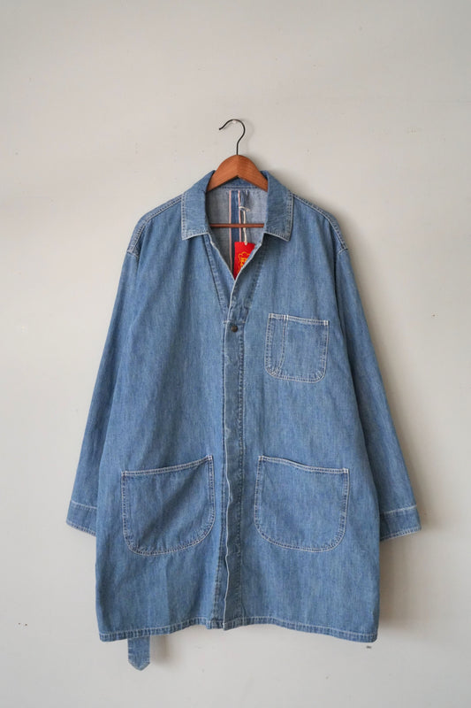 「imprestore」shop coat -vintage wash-