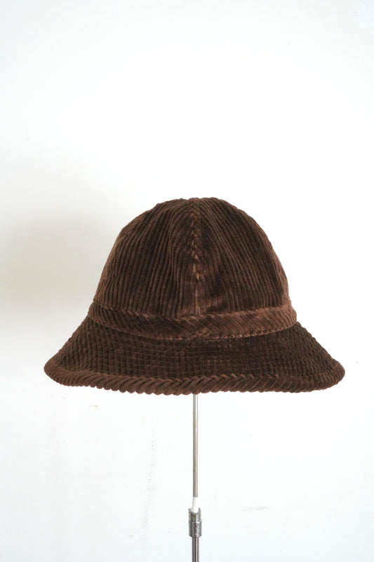 「cableami」5w corduroy metro hat -brown-