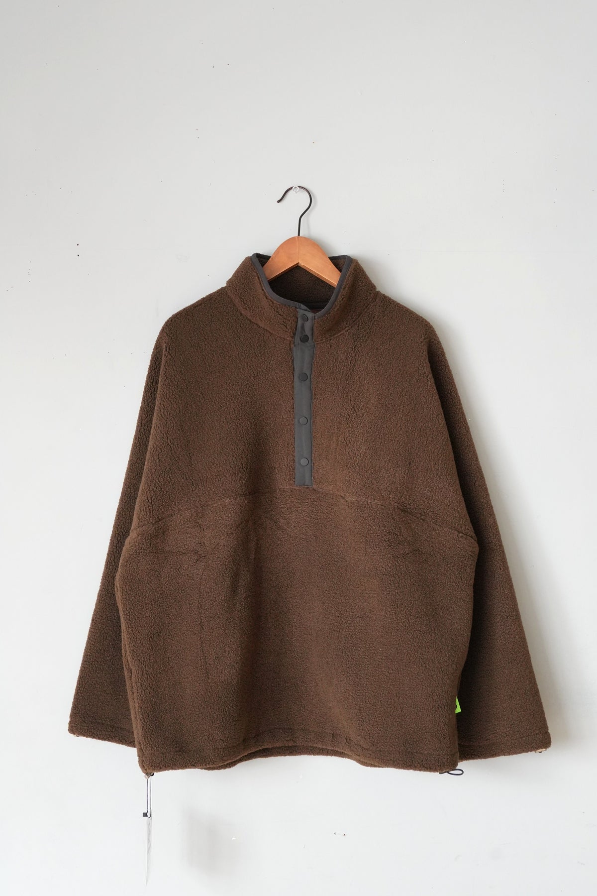 「NERIAME」boa pullover -brown-