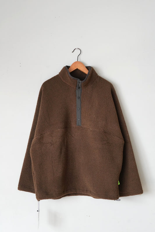 「NERIAME」boa pullover -brown-