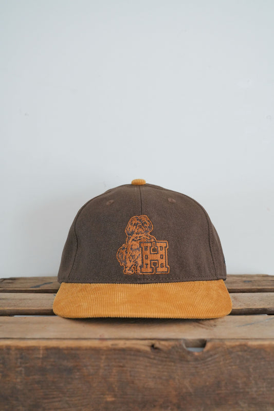 「TACOMA FUJI RECORDS」HOT DOG vintage cap -brown-
