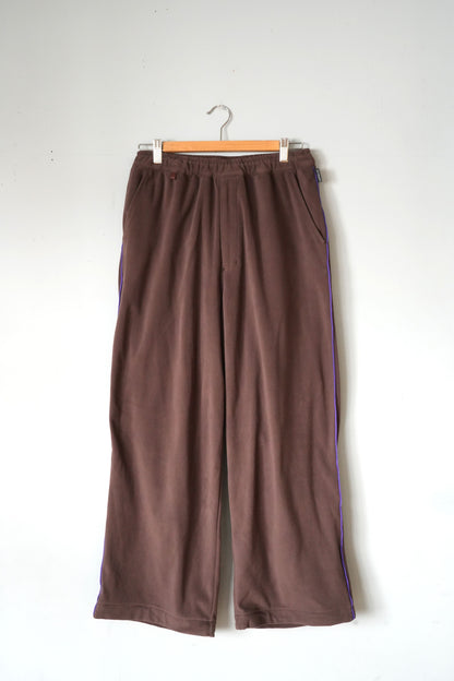「axesquin modified」polatec micro fleece big pants -brown-