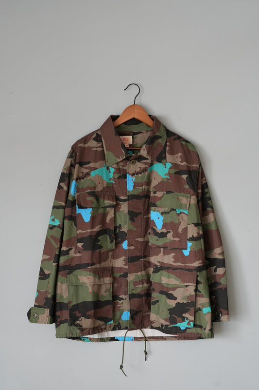「imprestore」BDU jacket -we are the woodland camo-