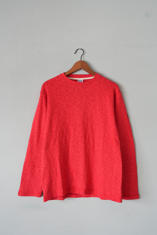 「Tieasy」original crerw neck -old red-