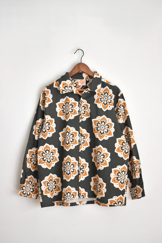 「HAVE A GRATEFUL DAY」L/S print shirts