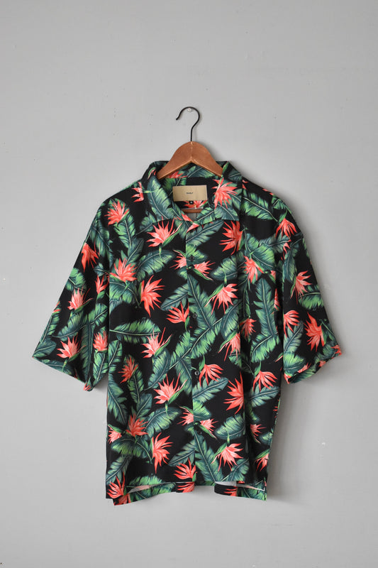 「QUOLT」overtone shirts -black-