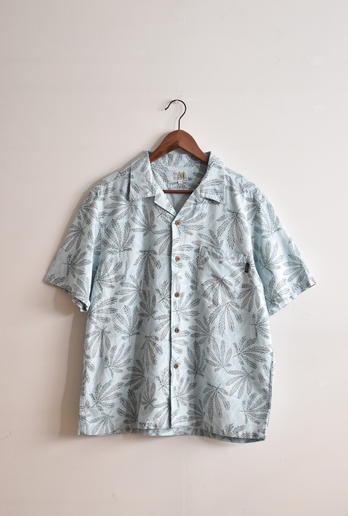 「GOHEMP」open mind shirts -blue-