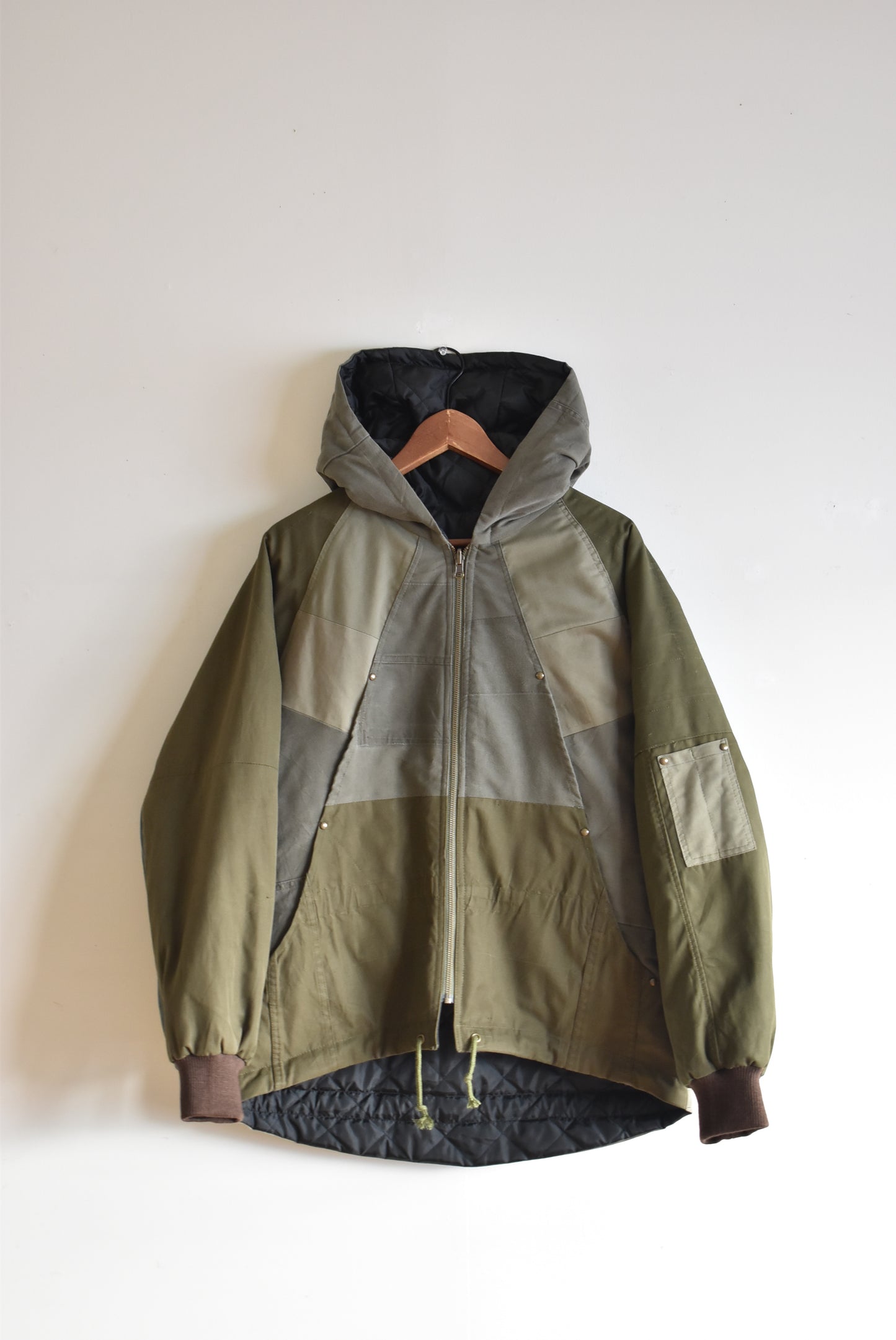 「nasngwam」factory jacket -olive-