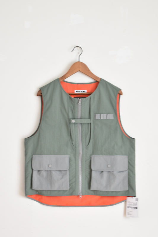 「NERIAME」travel vest v2 -khaki-