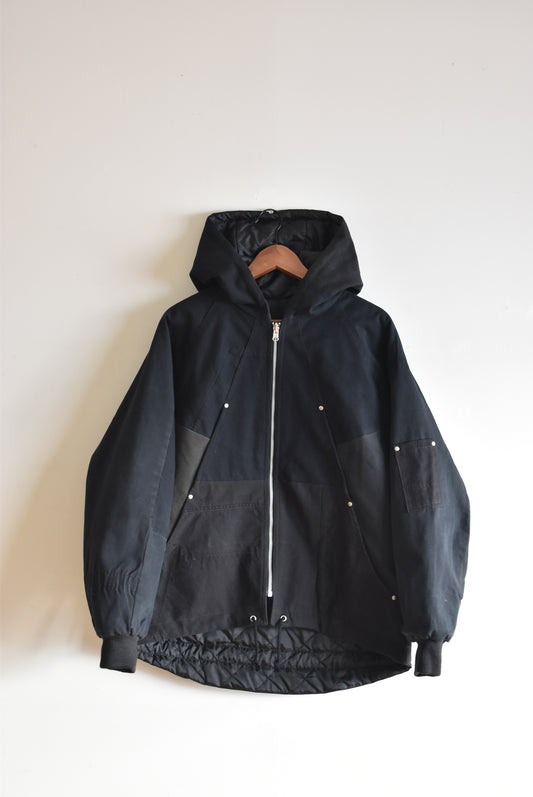 「nasngwam」factory jacket -black-