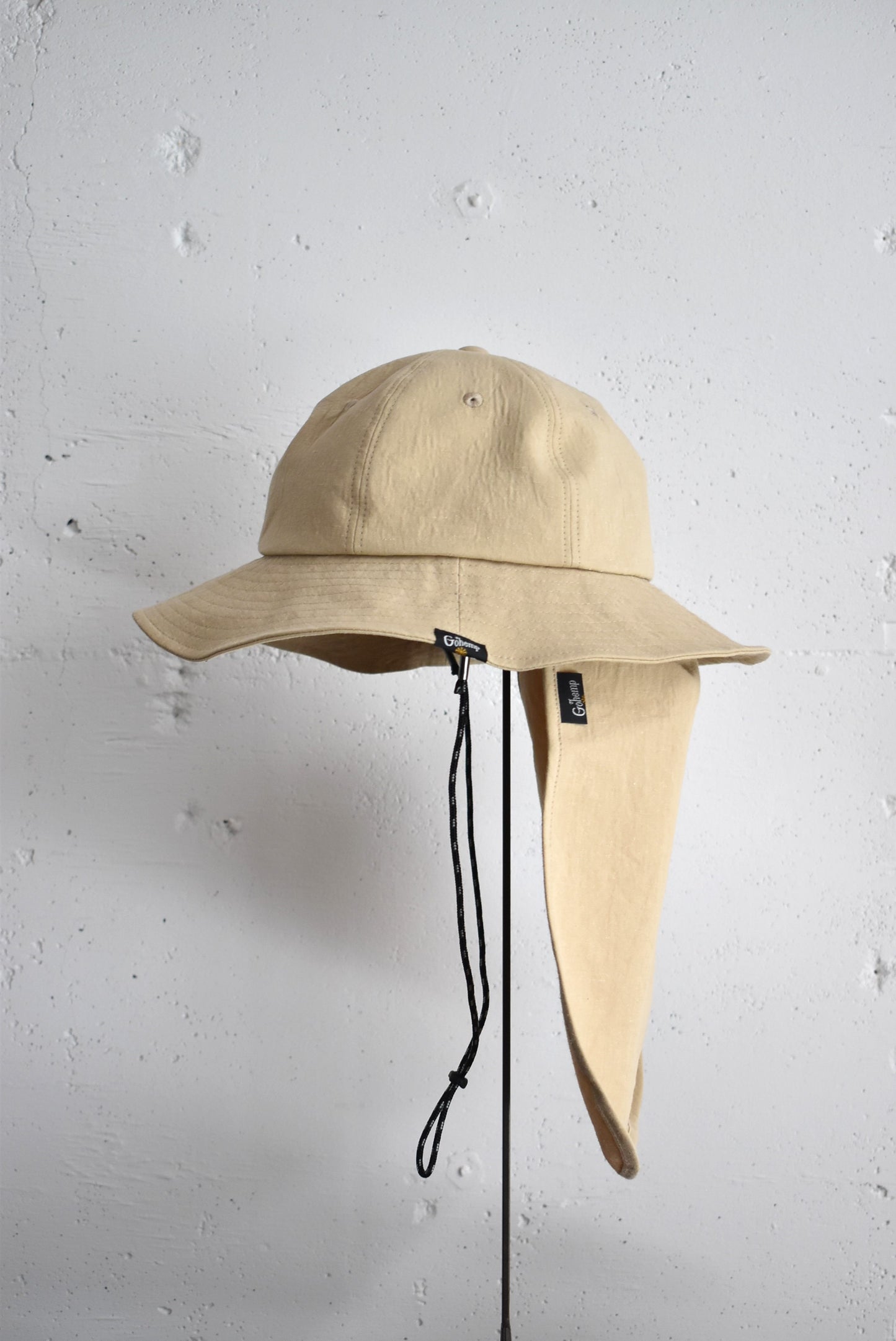 「GOHEMP」sun shade hat -beige-