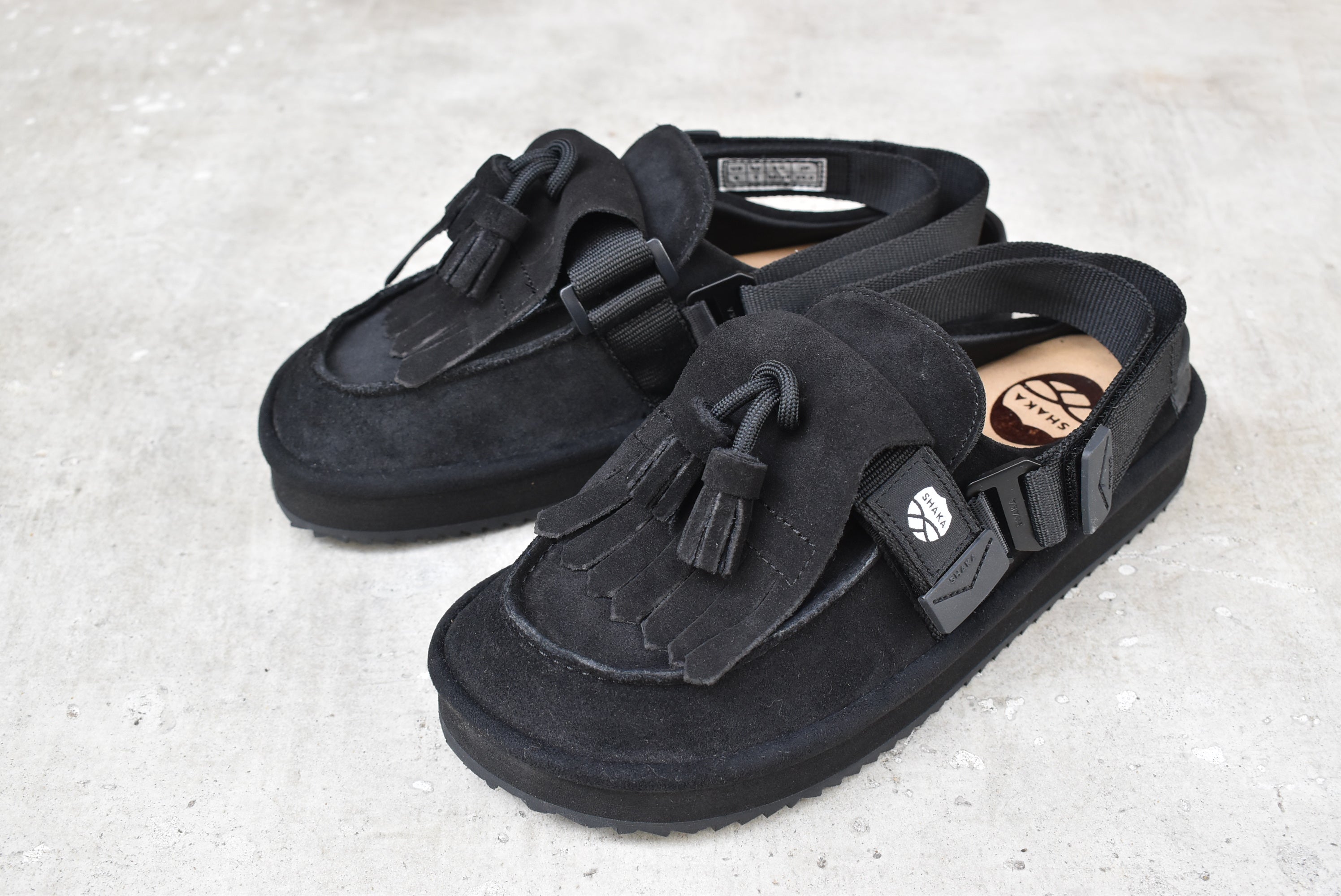 SHAKA」moc mule tassel suede – 【セレクトブランド通販サイト