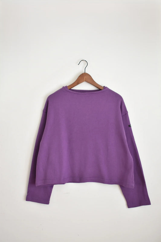 「maillot」weekend long-Tee loose -purple-