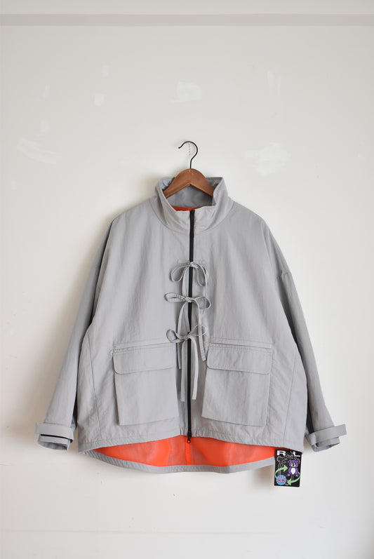 「NERIAME」front ribbon jacket -l.gray-