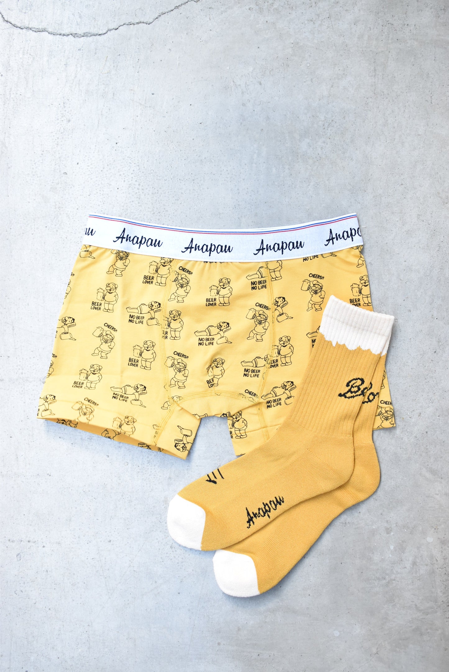 「anapau」pants & socks set -BEER LOVER-