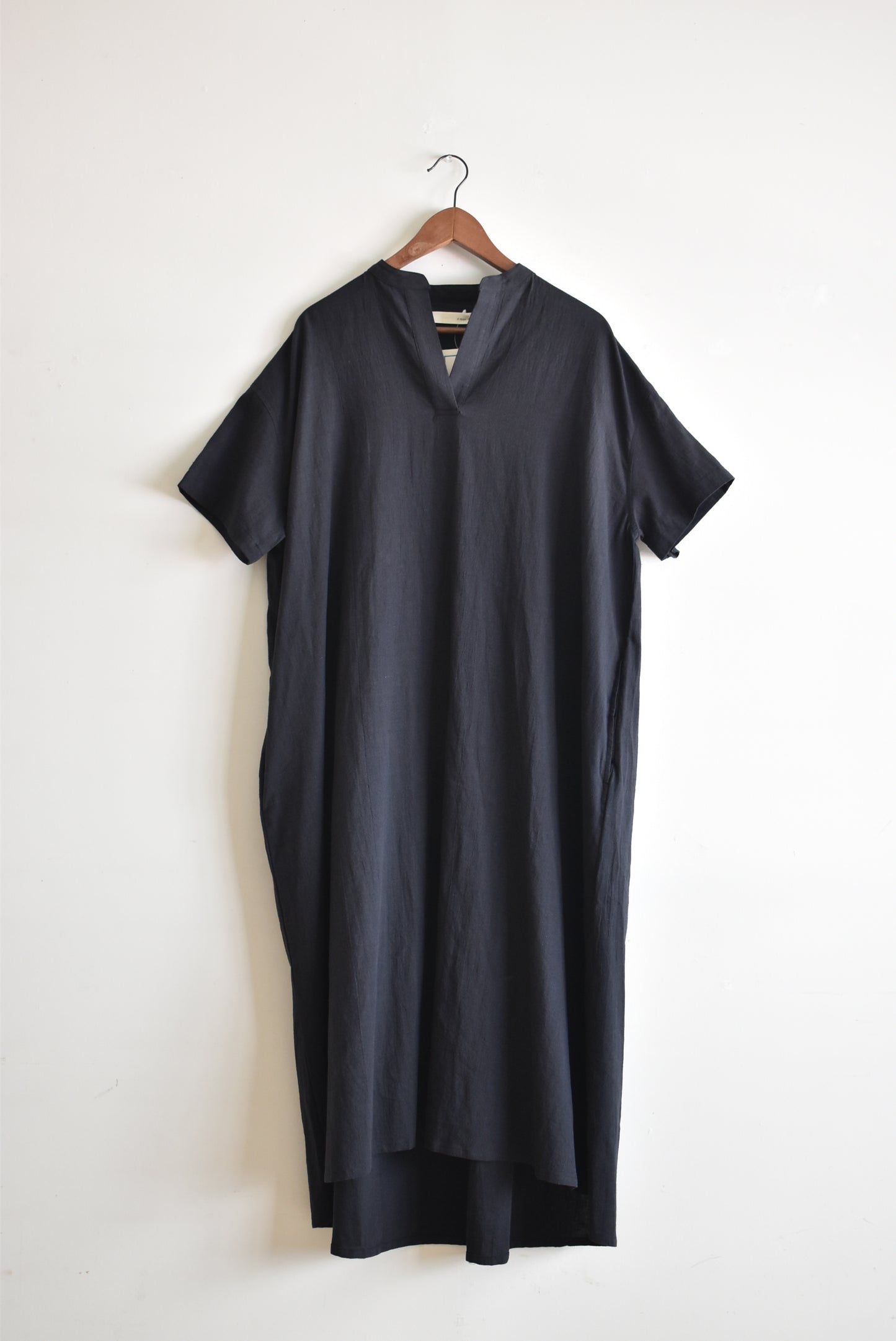 「A HOPE HEMP」skipper volume flared OP -black-