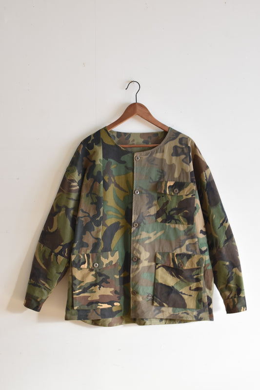 「Mr.remakeman」camo reversible no collar shirt-jacket #2 サイズ2