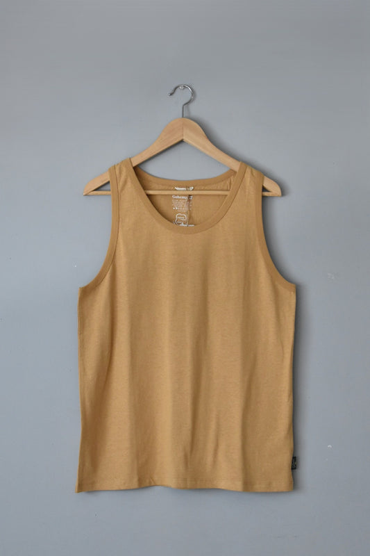 「GOHEMP」fineday tanktop -honey yellow-