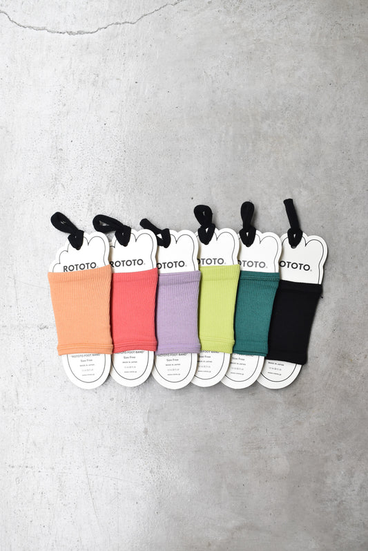 「ROTOTO」foot band -recycle polyester&organic cotton-