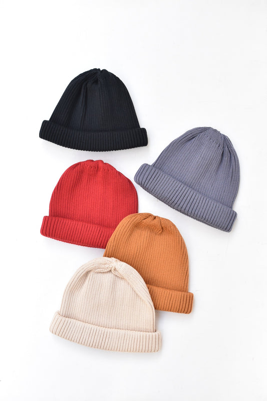 「ROTOTO」cotton roll up beanie