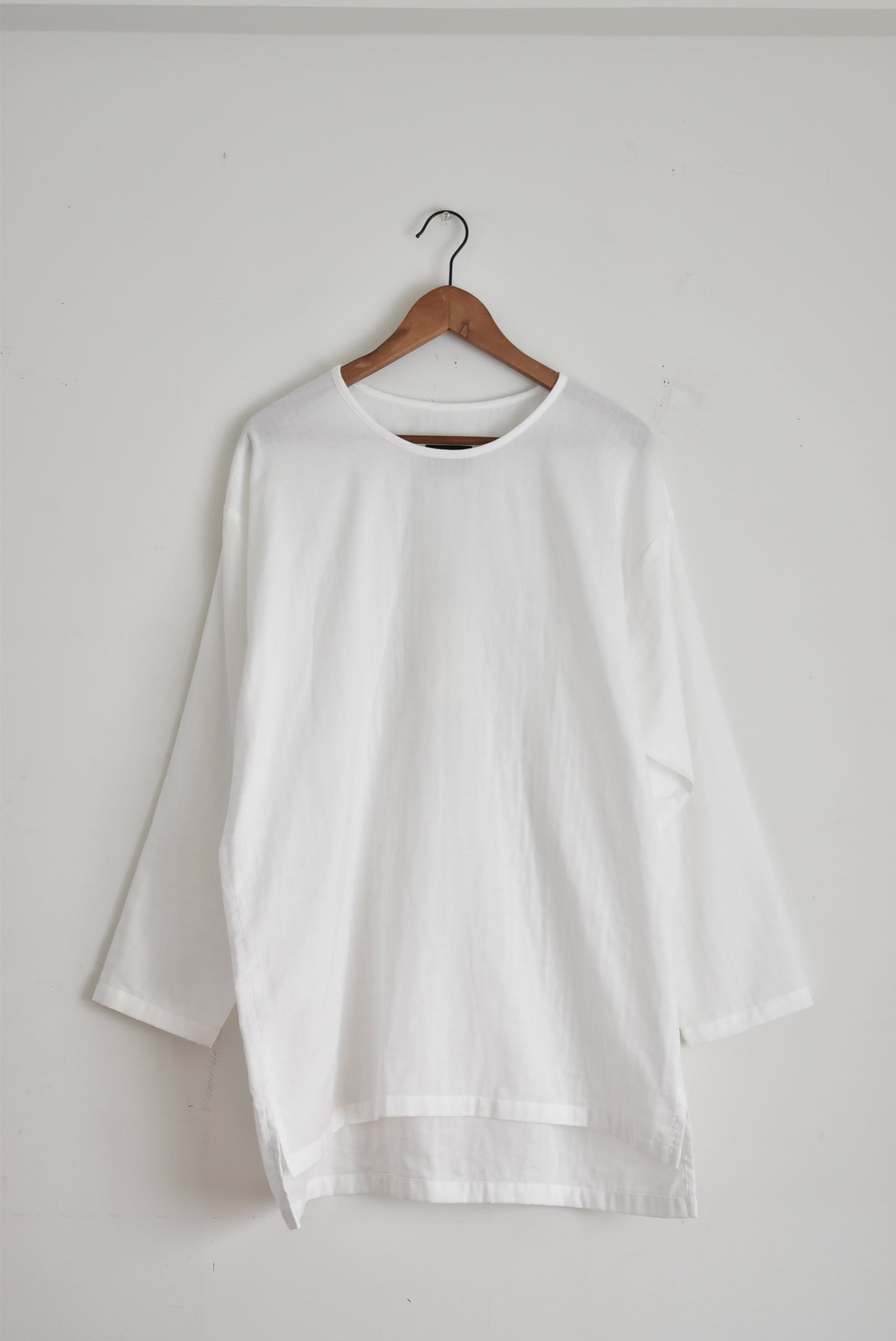 「YOHAKU」ガーゼカットソー -白-