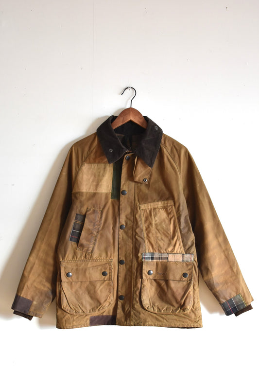 「Yoused」oiled repair jacket -brown- size38